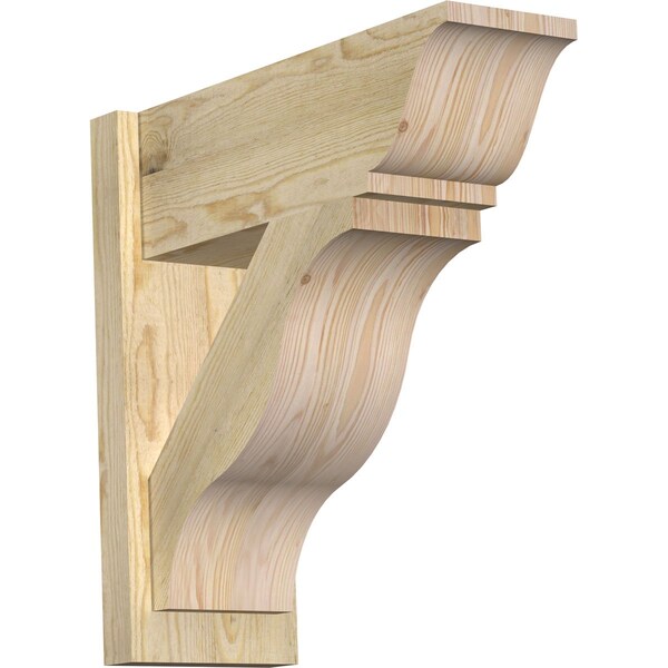 Ekena Millwork Funston Rough Sawn Traditional Outlooker, Douglas Fir, 8"W x 22"D x 22"H OUT08X22X22FST01RDF - main